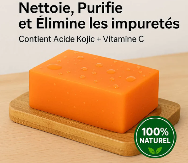 Savon Kojie San : Éclat Naturel, Peau Nette, Fraîche & Éclatante