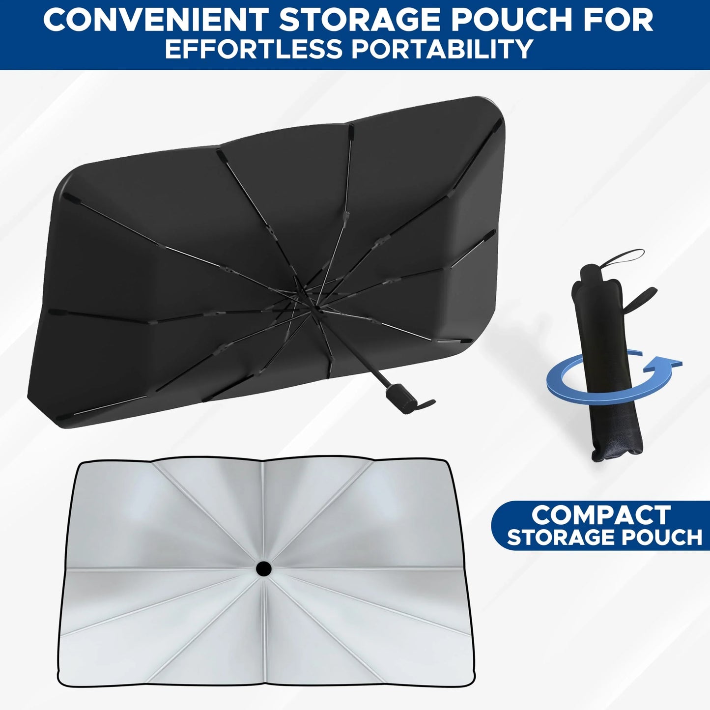 🚗🔥 Le Pare-Soleil Parapluie qui Protège Votre Voiture en 3 Secondes ! 🌞