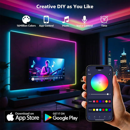 🌈 NeoLight™ RGB – La Bande LED Néon qui Transforme Votre Espace