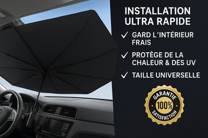 🚗🔥 Le Pare-Soleil Parapluie qui Protège Votre Voiture en 3 Secondes ! 🌞