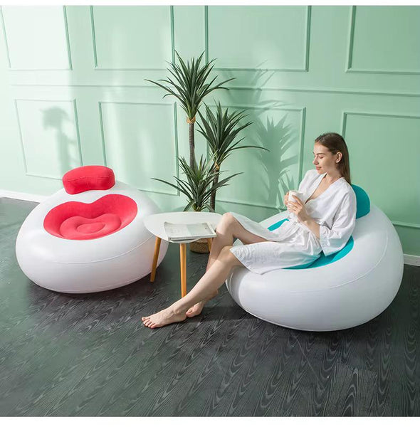 Sofa Gonflable RelaxMax™ – Léger, stylé, prêt à l’emploi