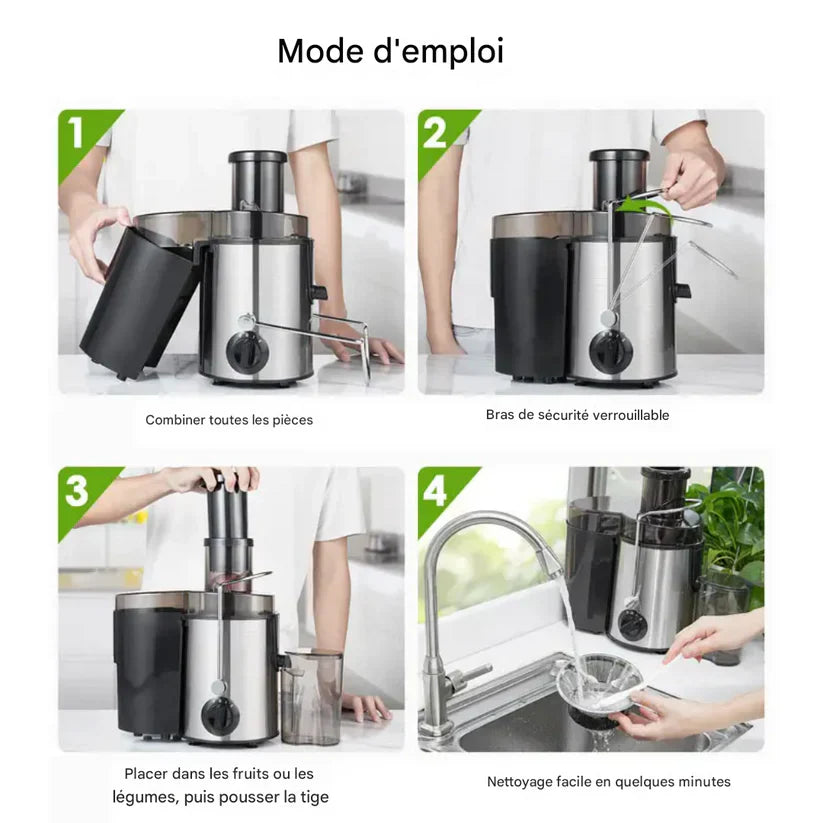 Extracteur de Jus Automatique 100% Naturel